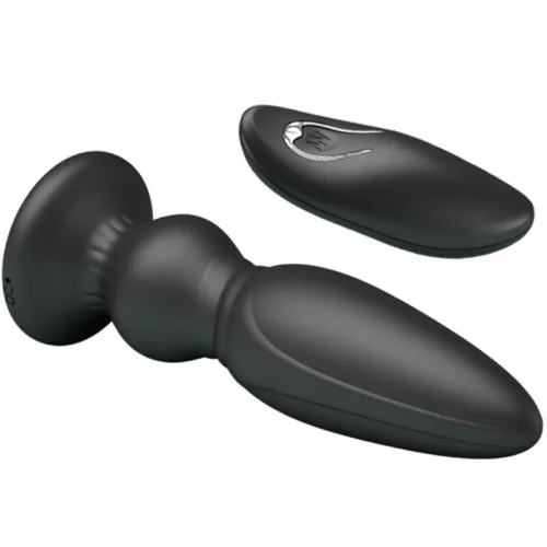 MR PLAY – erőteljes távirányítós anális vibrátor fekete