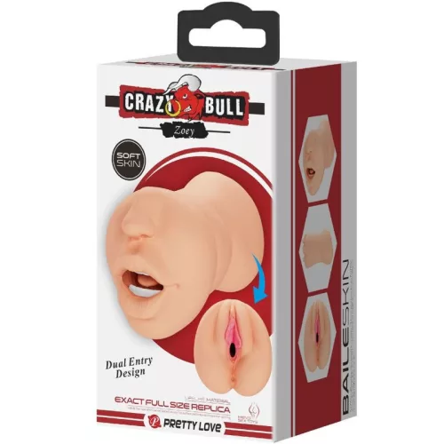 Crazy Bull Zoey maszturbátor - vaginaformával és két nyílással