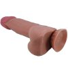 PRETTY LOVE – valósághű dildó csúszó bőrfelülettel 21,8 cm