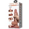 PRETTY LOVE – valósághű dildó csúszó bőrfelülettel 21,8 cm