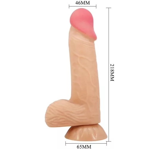 Pretty Love Sliding Skin csúszó bőrű dildó - 20,6cm