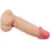 Pretty Love Sliding Skin tapadókorongos csúszó bőrű dildó - 19,4cm