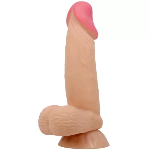 Pretty Love Sliding Skin tapadókorongos csúszó bőrű dildó - 19,4cm