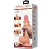 Pretty Love Sliding Skin tapadókorongos csúszó bőrű dildó - 19,4cm