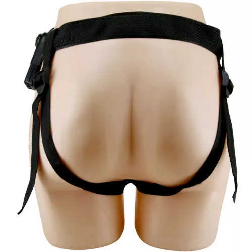 Pretty Love Starks strap-on hám - barna, 17,5cm