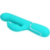 Pretty Love Coale – gyöngyös nyúl vibrátor aqua zöld