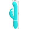 Pretty Love Coale – gyöngyös nyúl vibrátor aqua zöld