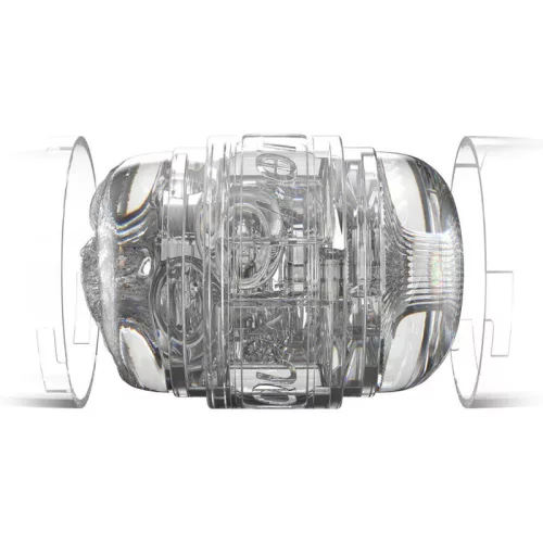 Fleshlight Quickshot Autumn Falls kompakt dupla maszturbátor - áttetsző