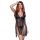 CHILIROSE – fekete babydoll S/M méretben