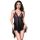 CHILIROSE – érzéki babydoll lila-fekete színben L/XL 