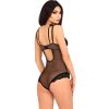 LIVCO CORSETTI SETS - KREAME LC 90546 TEST FEKETE L/XL