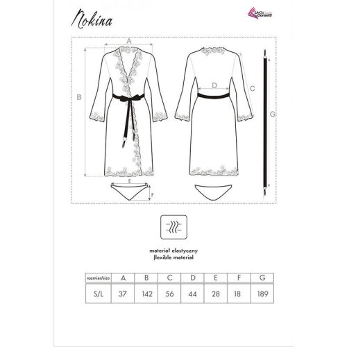 LIVCO CORSETTI FASHION – érzéki fekete bodystocking egy méretben