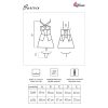 LIVCO CORSETTI FASHION - elegáns fekete ing és tanga szett