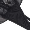 SUBBLIME - érzéki csipkés fekete body L/XL