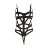 SUBBLIME – sexy test outfit kivágásokkal, fekete S/M