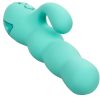 Calexotics Del Mar Diva – prémium nyuszi vibrátor aqua zöldben