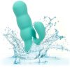 Calexotics Del Mar Diva – prémium nyuszi vibrátor aqua zöldben