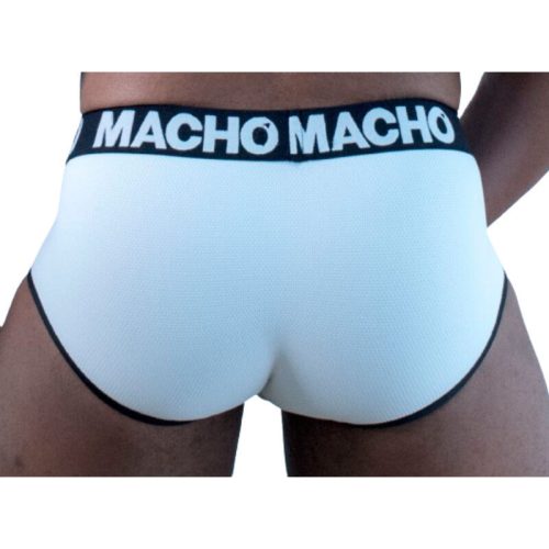 MACHO - prémium férfi alsónemű, fehér slip
