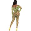 LEG AVENUE – érzéki zöld topp és leggings szett