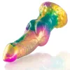 EPIC - ínycsiklandó szivárványdildó élvezeti golyókkal