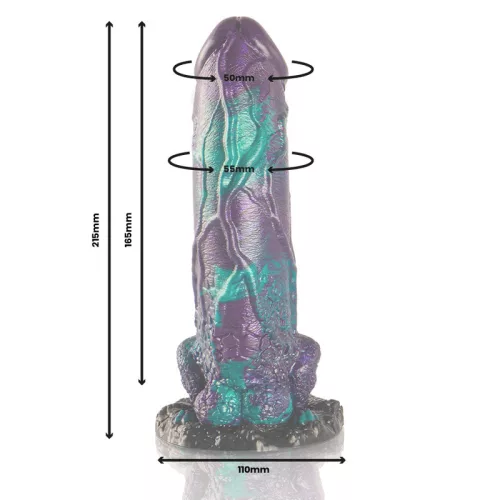 EPIC Basilisk - dupla, nagyméretű, élvezetes dildó