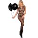 LIVCO CORSETTI FASHION - érzéki, nyitott testharisnya, Fekete
