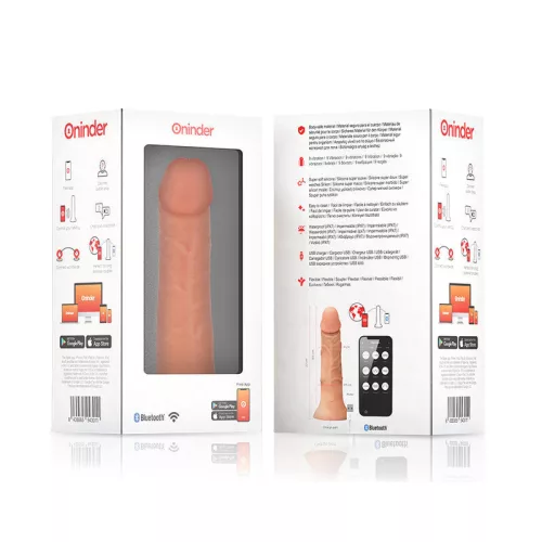ONINDER – nagyméretű vibrátor 9 sebességgel és ingyenes appal