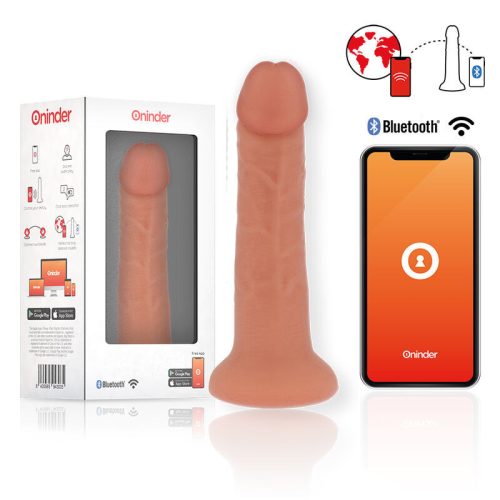 ONINDER - KIS BOGOTA VIBRÁTOR VIBRÁTOR DILDÓ 9 SEBESSÉGES TERMÉSZETES 22 CM -O- 4.5 CM - INGYENES ALKALMAZÁS