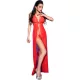 CHILIROSE - érzéki hosszú babydoll piros S/M