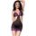 CHILIROSE - érzéki babydoll és tanga L/XL, lila/fekete