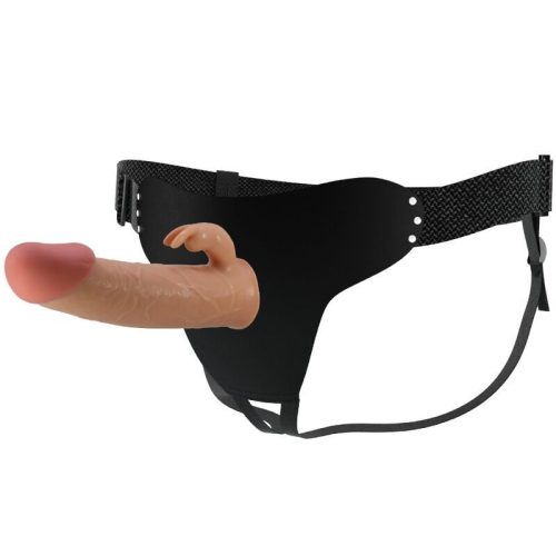 Pretty Love Mavis – univerzális tanga dildóval, 19 cm