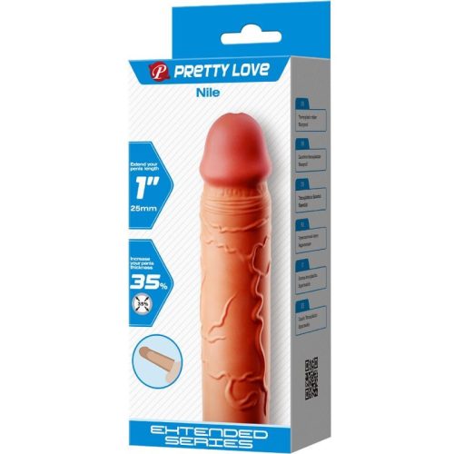 PRETTY LOVE – bővítő pénisz burkolat testszínben