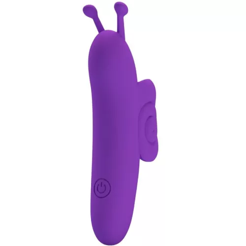 Pretty Love Snail Powerful Purple ujjvibrátor - lila