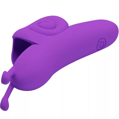Pretty Love Snail Powerful Purple ujjvibrátor - lila