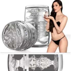 Fleshlight Quickshot Stoya dupla maszturbátor - áttetsző