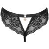 LIVCO CORSETTI FASHION – érzéki, nyitott bugyi fekete színben