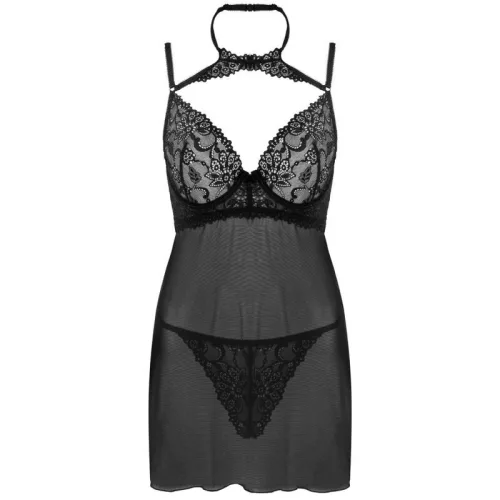 LIVCO CORSETTI FASHION – Binella babydoll és tanga szett feketében