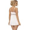 SUBBLIME - fehér babydoll V nyakkivágással és masnival L/XL