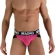 MACHO MX28FR - neon rózsaszín jockstrap prémium stílusban