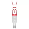 LIVCO CORSETTI FASHION - Thiara LC 20213 – érzéki piros body harisnyával