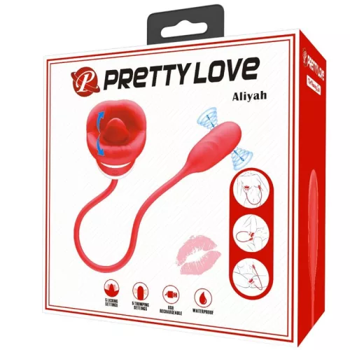 Pretty Love Aliyah Red maszturbátor - piros