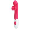 ROMANCE – rózsaszín vibrátor és stimulátor 30 sebességgel