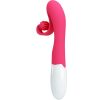 ROMANCE – rózsaszín vibrátor és stimulátor 30 sebességgel