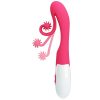 ROMANCE – rózsaszín vibrátor és stimulátor 30 sebességgel