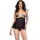 CHILIROSE – Elegáns négyrészes fekete babydoll szett