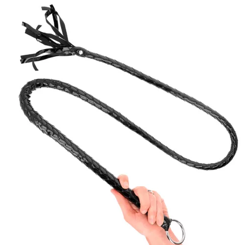 KINK – hosszú, fényes PVC ostor 138 cm