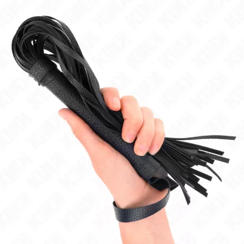 KINK - érzéki kék gyöngyös korbács 43,5 cm