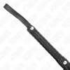 KINK – fekete széles farok ostor 48,5 cm