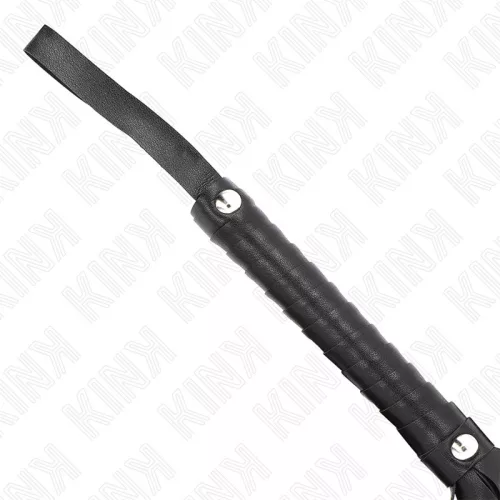 KINK – fekete széles farok ostor 48,5 cm