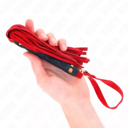 KINK - piros velúr mini ostor 30 cm